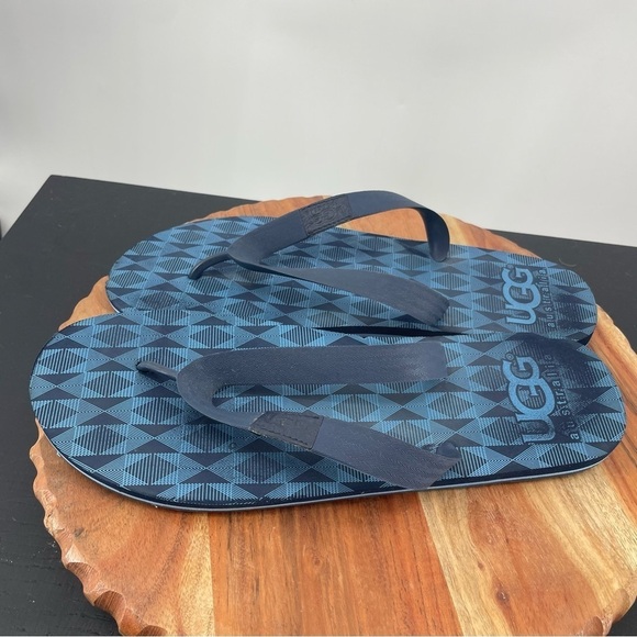 Ugg Australia Keppel Flip flops size 12 blue - Picture 5 of 6